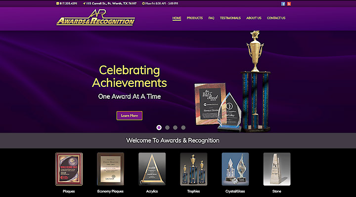 Awards & Recognition Gets a Brand New Website  